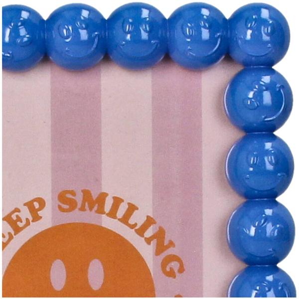 Bilderrahmen Smiley Polyresin Blau 10x15cm