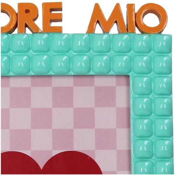 Bilderrahmen Amore Mio Polyresin Türkis 13x18cm