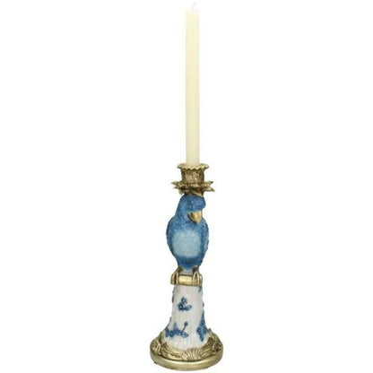 Candlestick with Blue Bird - ↑ 36 cm