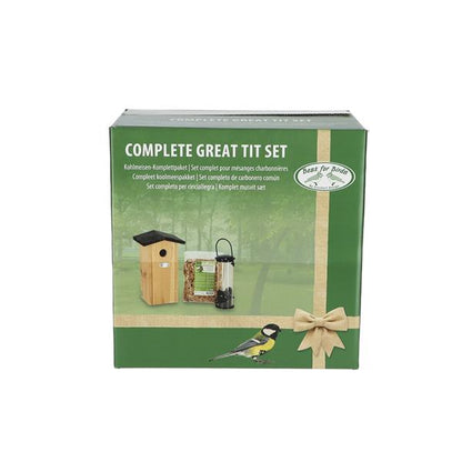 Koolmeespakket - Vogelhuis en Vogelvoeding - Tuinaccessoires