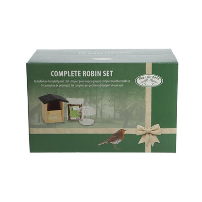 Robin Package - Birdhouse and Bird Food - Garden Accessories