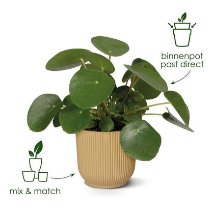 Pot elho Vibes Fold Round white - D14 x H13