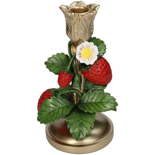 Kandelaar - Aardbei Goud ↑ 20 cm